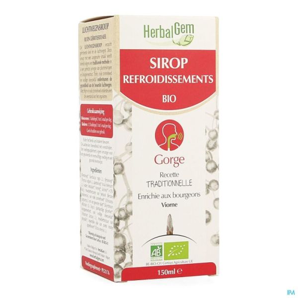 Herbalgem Sir Verkoudh-Luchtweg Bio 150 Ml