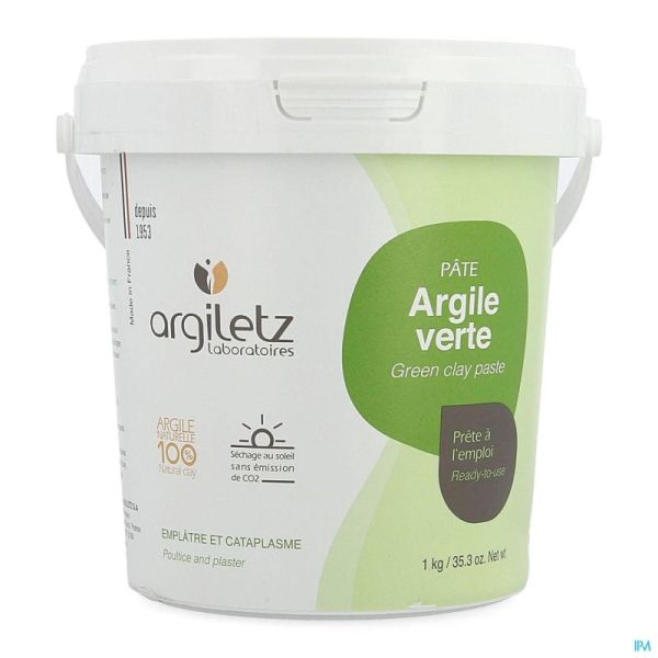 Argiletz Groene Klei Pasta 1 Kg Ar0014
