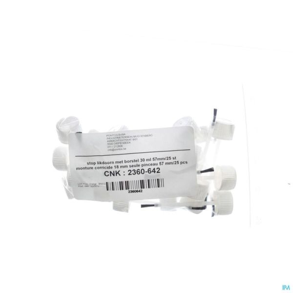 Stop Penseel 18Mm 30 Ml Pontos 25 St
