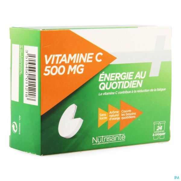 Vit C Nutrisante 2X12 Kauwtabl 500 Mg