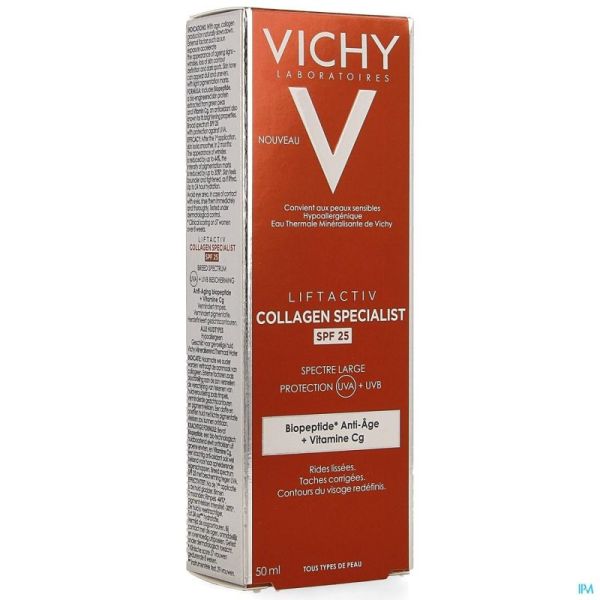 Vichy Liftactiv Collagen Specialist Ip25 50ml