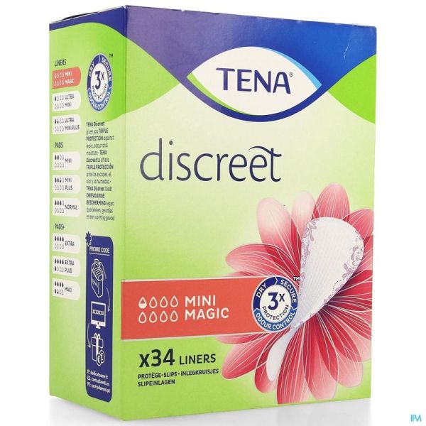 Tena Discreet Mini Magic 761001 34 St