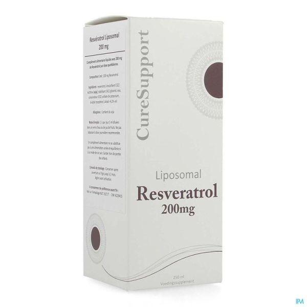 Curesupport Liposomal Resveratrol 200 Mg 250 Ml