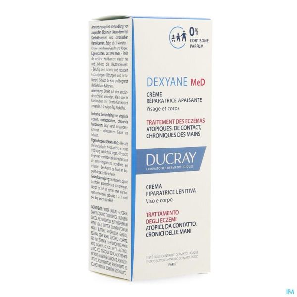 Ducray Dexyane Med Cr Reparatrice Apais. 30ml