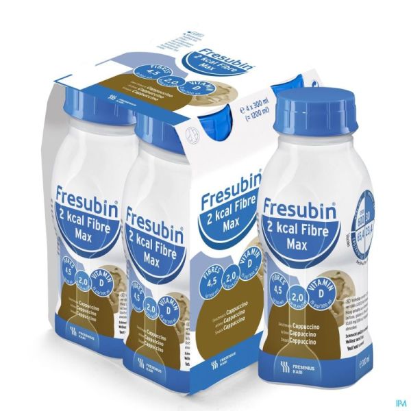 Fresubin 2 Kcal Fibre Max Dr Cappuccino 4X300 Ml