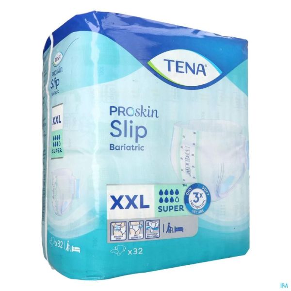 Tena Proskin Slip Bariatric Super 2Xl 61490 32 St - Pharmacie du Faubourg