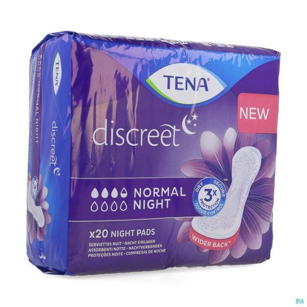 Tena Discreet Normal Night 760766 20 St