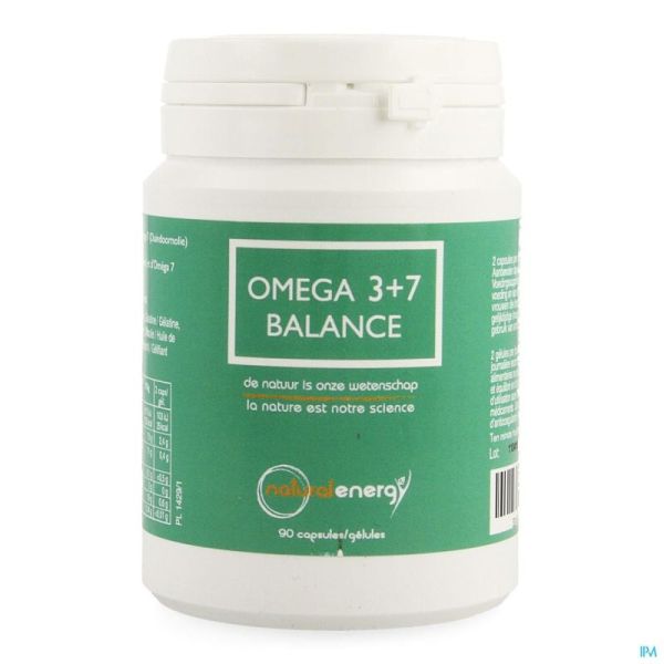 Omega 3+7 Balance Nat Energy 90 Caps