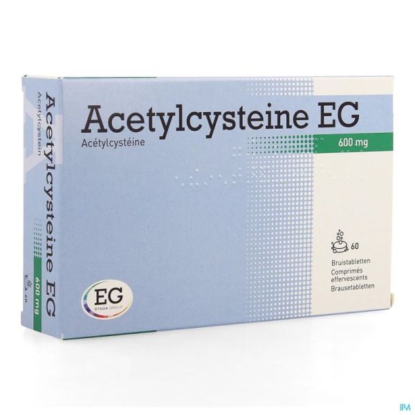 Acetylcysteine Eg 600mg Comp Eff. 60x600mg