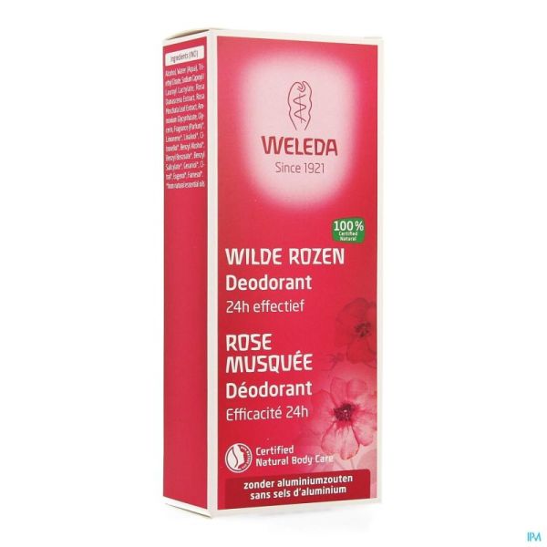 Weleda Wilde Rozen Deodorant 100 Ml Nm