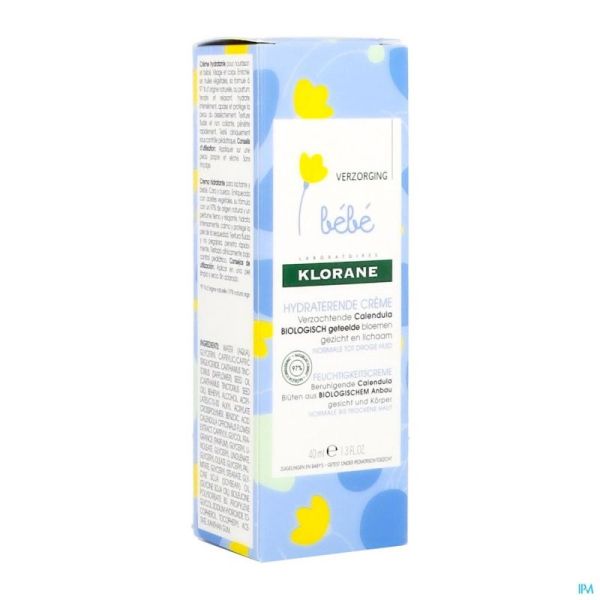 Klorane Baby Hydraterende Creme 40 Ml