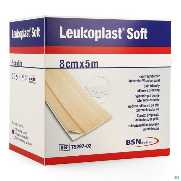 Leukoplast Soft 8Cmx5M 1 St