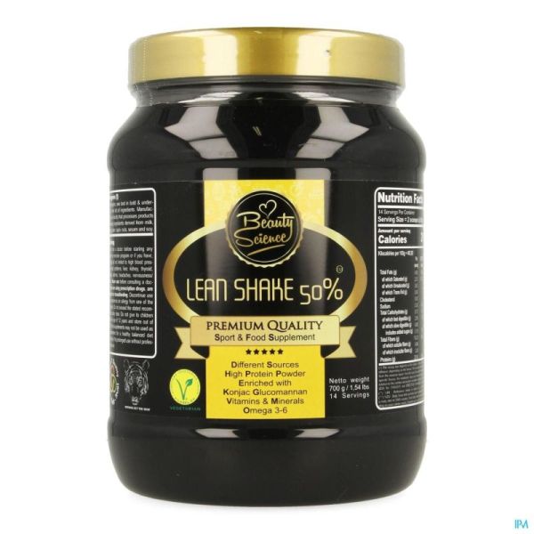 Beautyscience Lean Shake 50% Capuccino 700 G