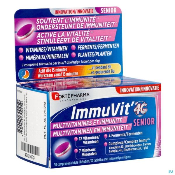 Immuvit Senior 30 Tabl 4 G