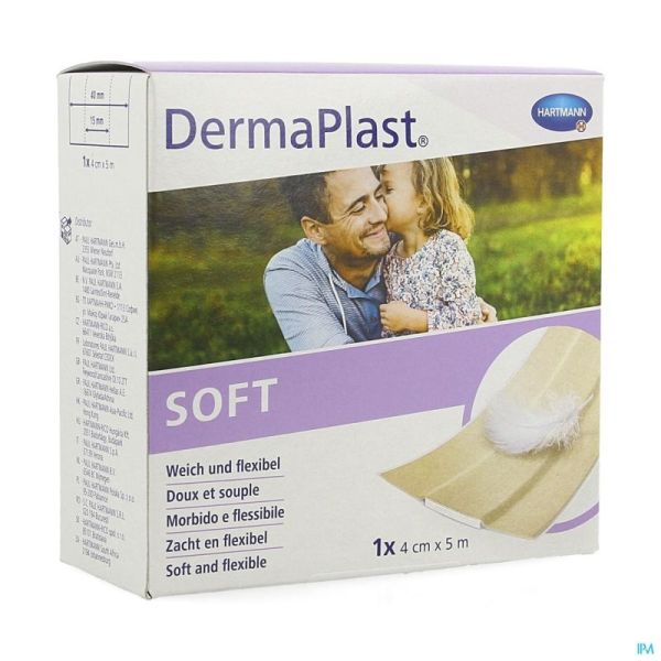 Hartmann Dermaplast Soft 4Cmx5M 5353512 1 St