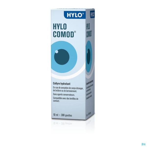 Hylo-comod Gutt Oculaires 10ml