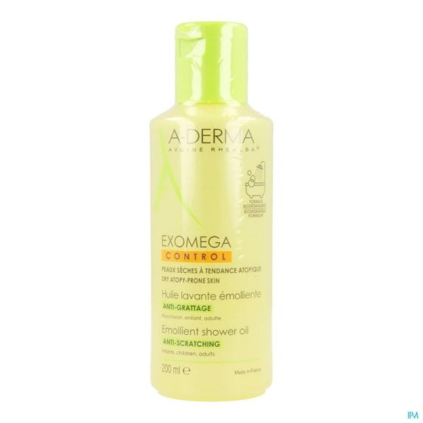 Aderma Exomega Control Huile Emolliente Tube 200ml