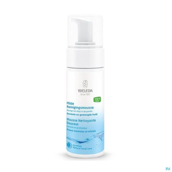 Weleda Reininginsmousse Milde Gezicht 150 Ml