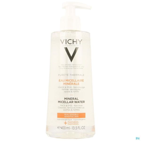 Vichy Pt Eau Micellaire Peau Sensible 400ml