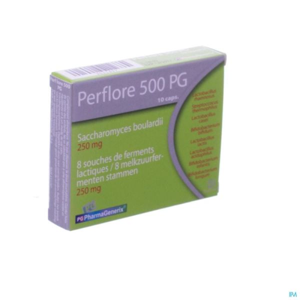 Pharmagenerix Perflore 500 Pg 10 Caps