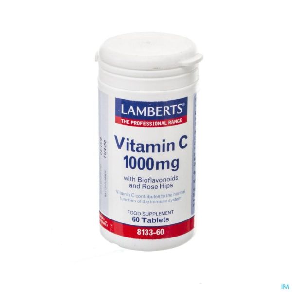 Vit C Lamberts Tr 60 Tabl 1000 Mg