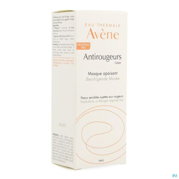 Avene Anti-Roodheid Kalm Masker Verzacht 50 Ml Nm