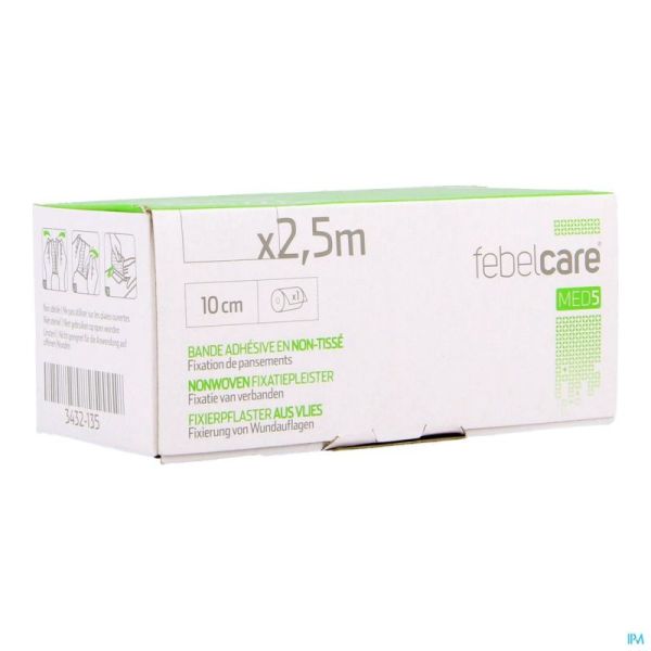 Febelcare Med5 Bande Adhesif N/tisse 10cm 2,5m 1