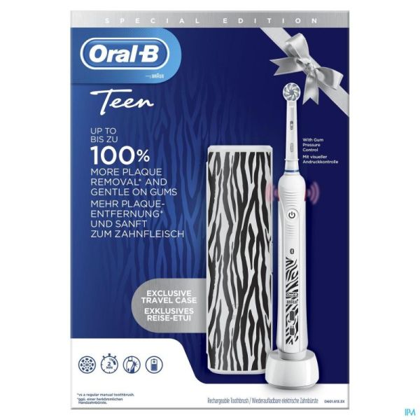 Oral B D601 Teens White + Travelcase Gratuit