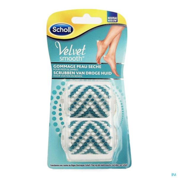 Scholl Velvet Smooth Navulling Scrub Roller 2 St