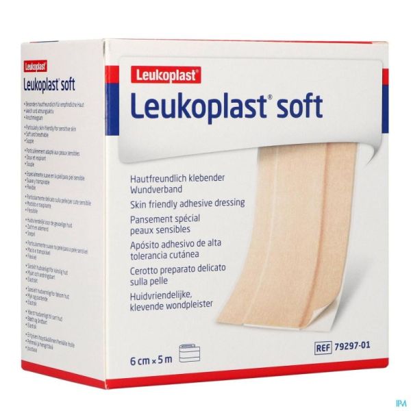 Leukoplast Soft 6Cmx5M 1 St