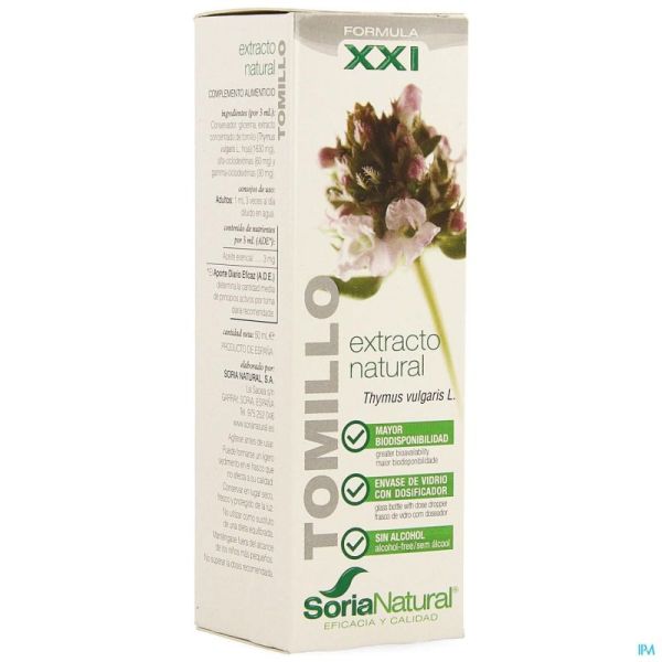 Soria Thymus Vulgaris Xxi Ext 50 Ml