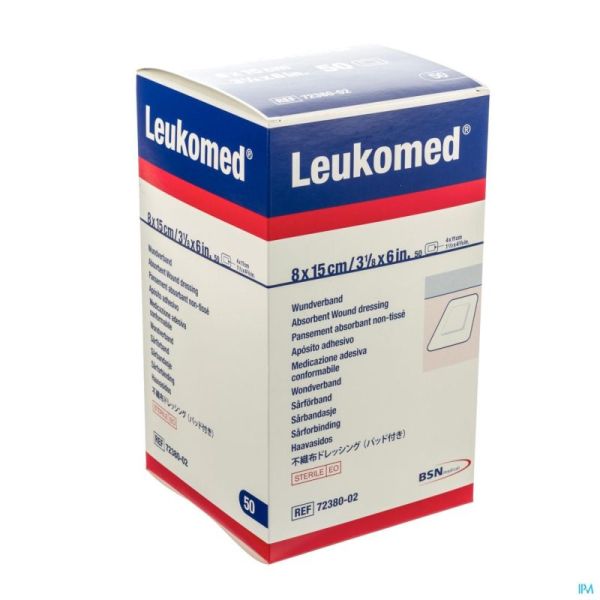 Leukomed Ster 8X15Cm 72380-02 50 St