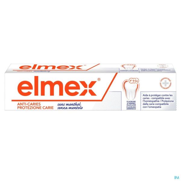 Elmex Mentholvrij Tandp 75 Ml