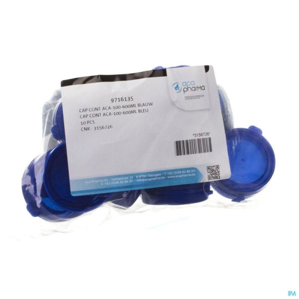 Capsule Vr Container Blauw Aca 100-600 Ml 10 St