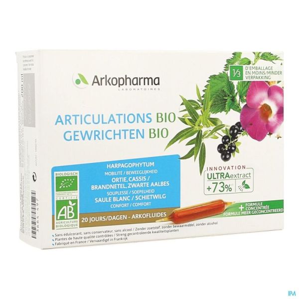 Arkofluide Gewrichten Bio 20 Amp 10 Ml