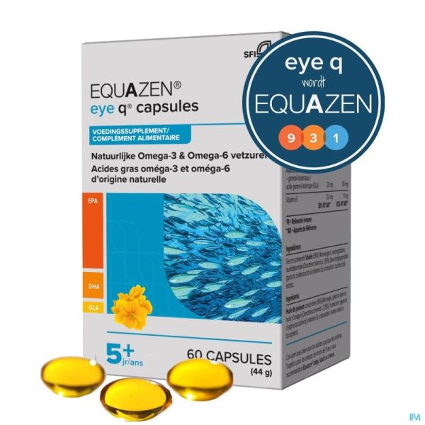 Equazen Omega 3/6 Springfield Pot 60 Caps