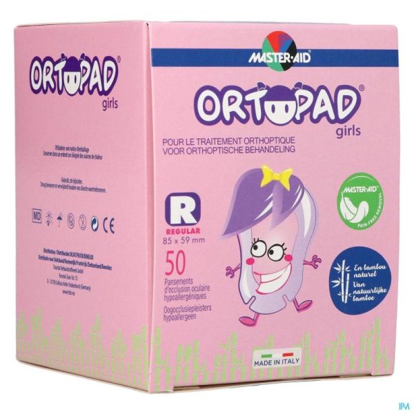 Ortopad Girls Regular Oogpleister 73224 50 St