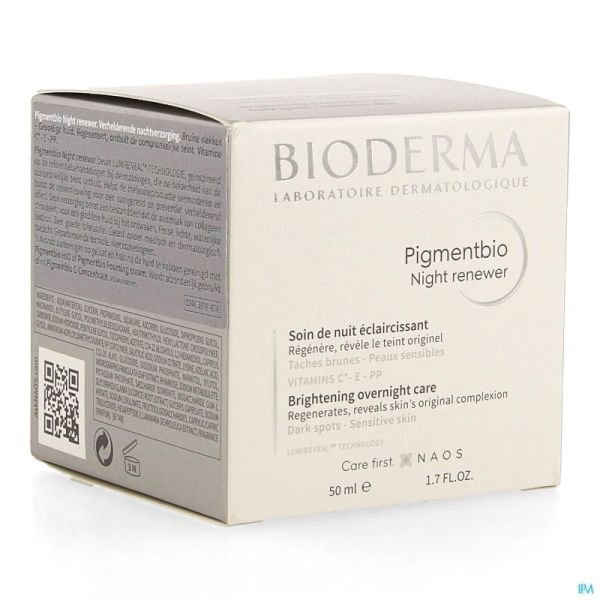 Bioderma Pigmentbio Night Renewer Pot 50 Ml