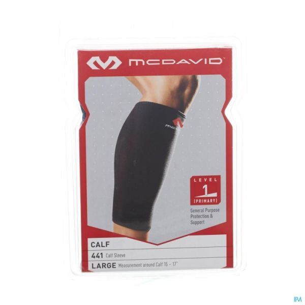 Mcdavid Kuitbandage Zwart L 441R 1St