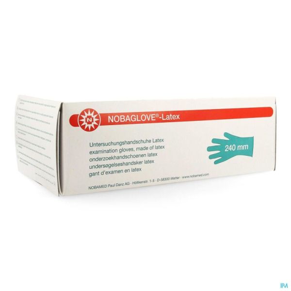Handschoen Noba Latex Poedervrij L 905453 100 St