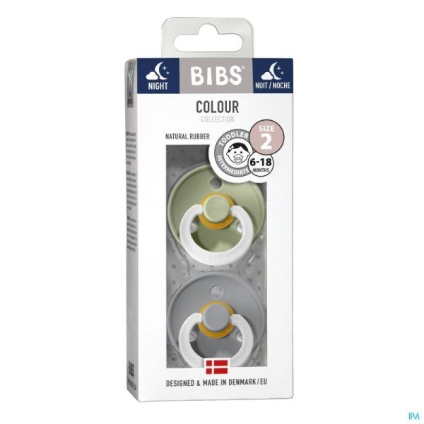 Bibs 2 Glow Dark Sage / Cloud 2 St