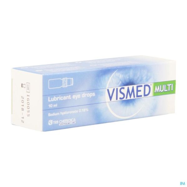 Vismed Multi Gutt Lubrifiant Oculaire 0,18% 10ml