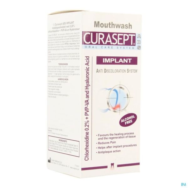 Curasept Implant Mondspoelmiddel Ads220Ha 200 Ml