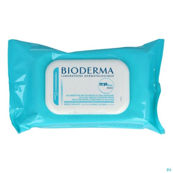 Bioderma Abc Derm H20 Reinig Doek Z P 60 St