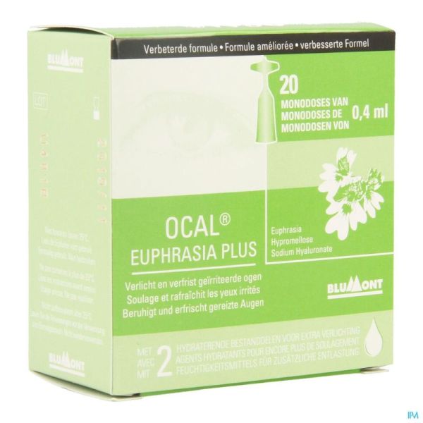 Ocal Euphrasia Plus 20X0,4 Ml