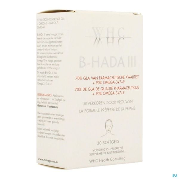 B-Hada Iii 30 Softgels