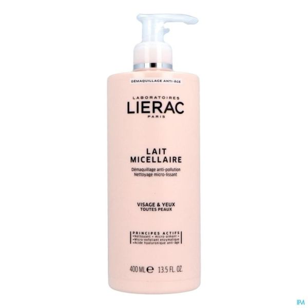 Lierac Lait Micellair Demaquillant Fl 400ml