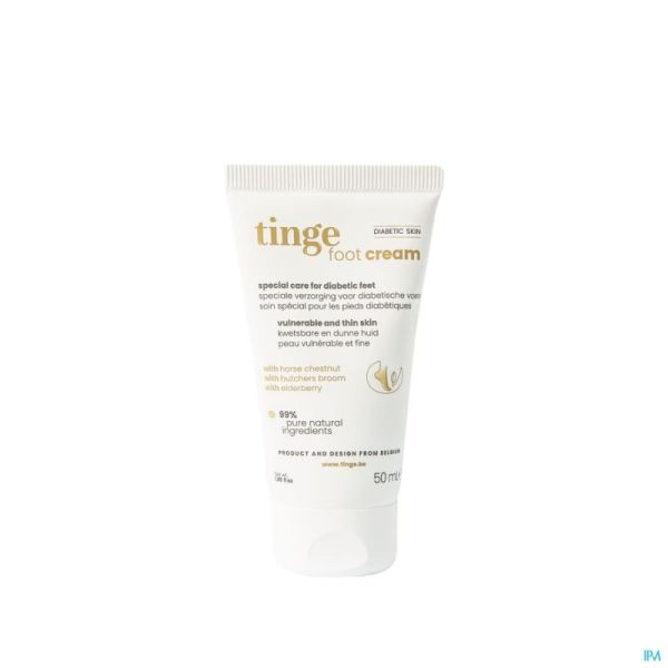 Tinge Diabetische Creme Voeten Tube 50 Ml