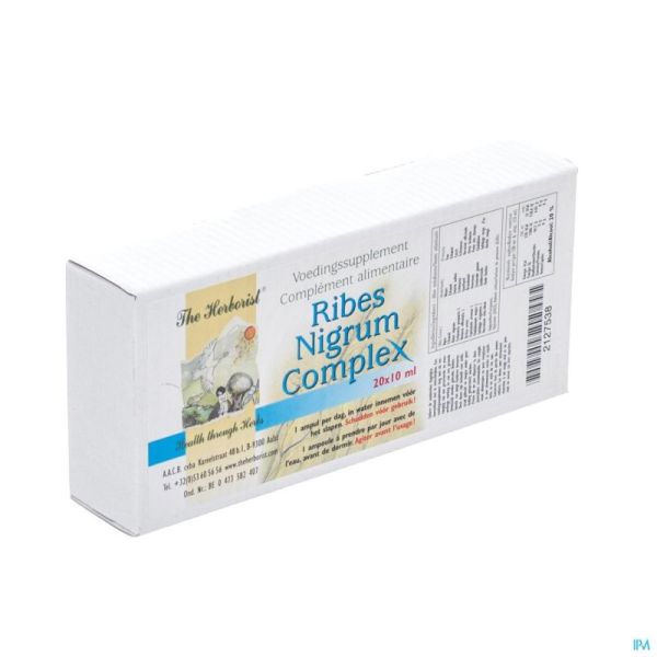 Herborist Ribes Nigrum Complex 20X10 Ml