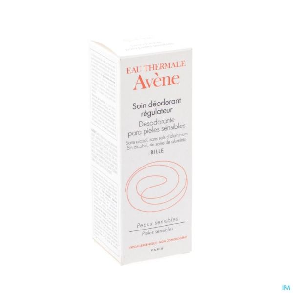 Avene Soin Deodorant Regulateur Roll On 50ml